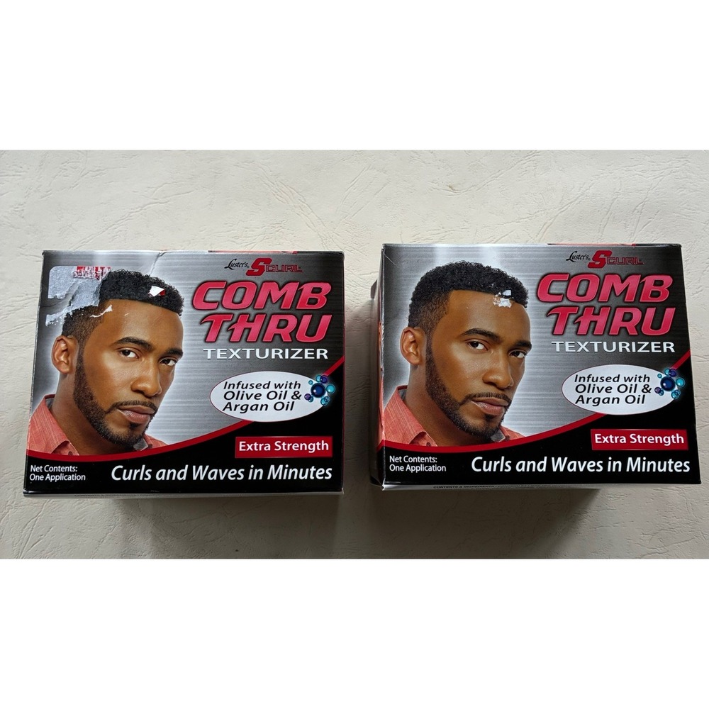 Lusters S-Curl Comb-Thru Extra Strength Moisturizer Kit Lot of 2 33350